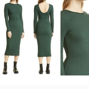 The Range green long sleeve dress size S